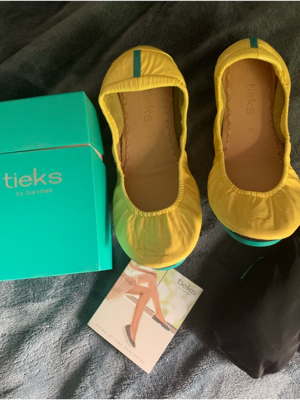 Women’s Tieks in Lemon size 7
